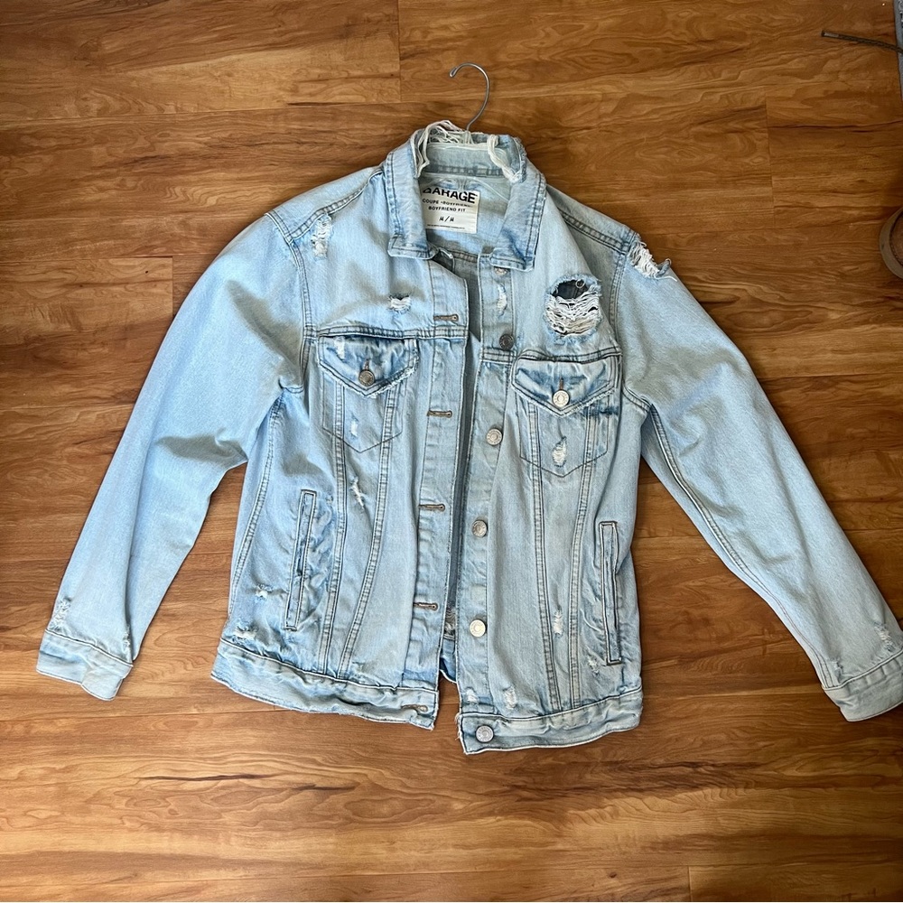 Distressed denim jacket from PacSun size medium